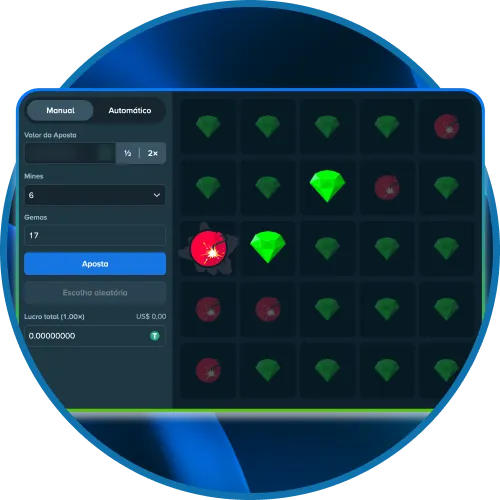 Melhore sua decisão do jogador e controle de risco ao apostar no Mines da Stake.