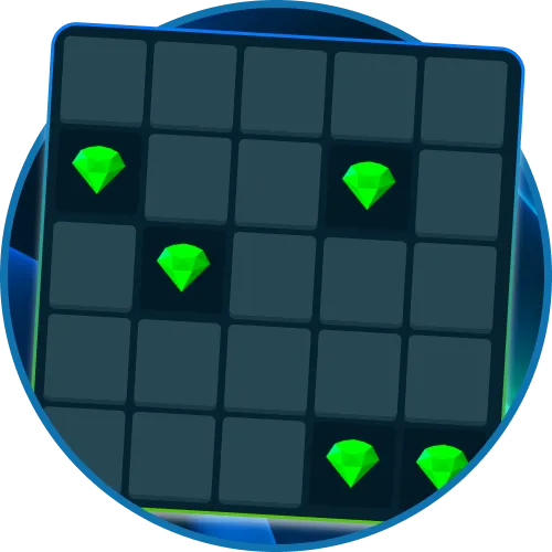 Entenda o layout da grade e a configuração de minas no jogo Mines da Stake.