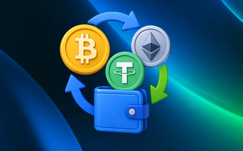 Realize depósitos e saques rápidos com os pagamentos em criptomoedas na Stake.