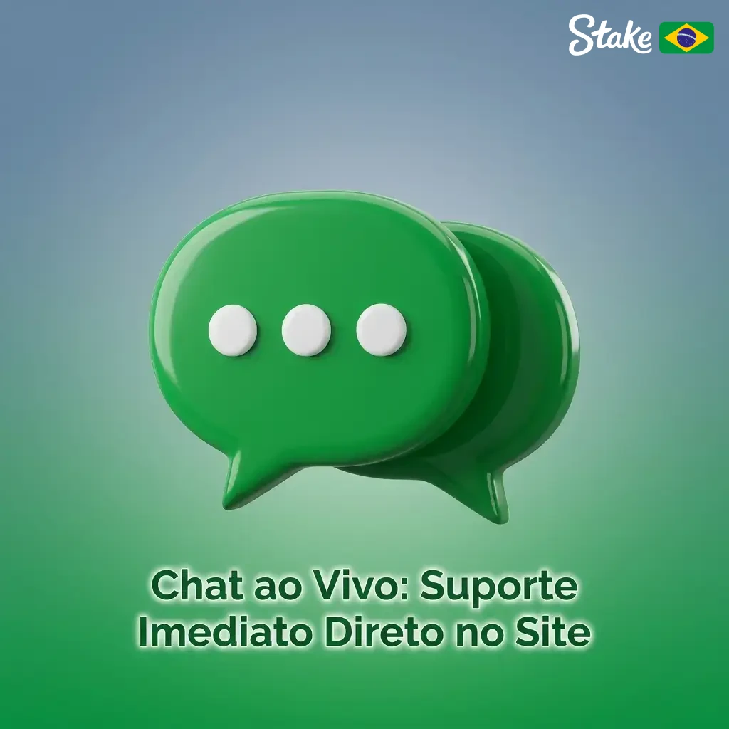 Ícone de chat ao vivo da Stake no canto inferior direito para suporte imediato 24h em português