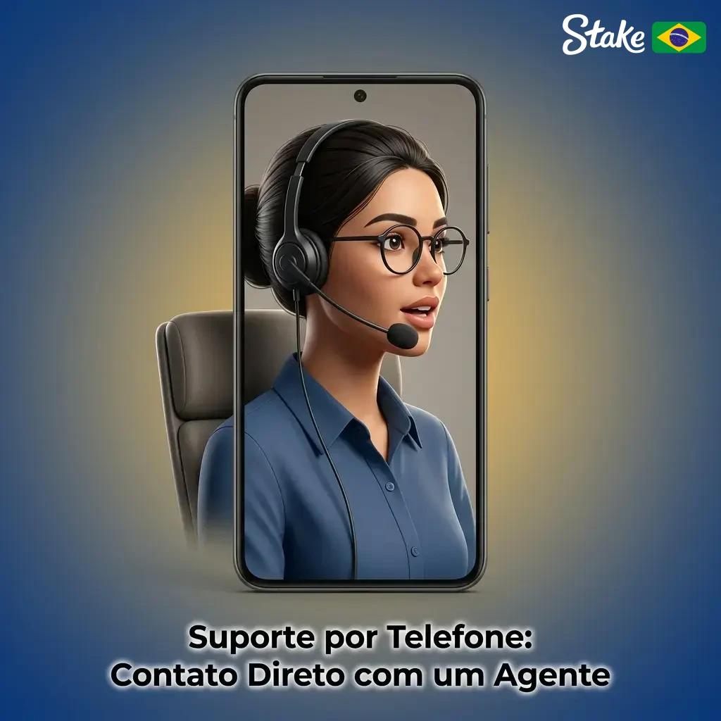 Suporte por telefone da Stake: contato direto com agente para resolver problemas urgentes com rapidez