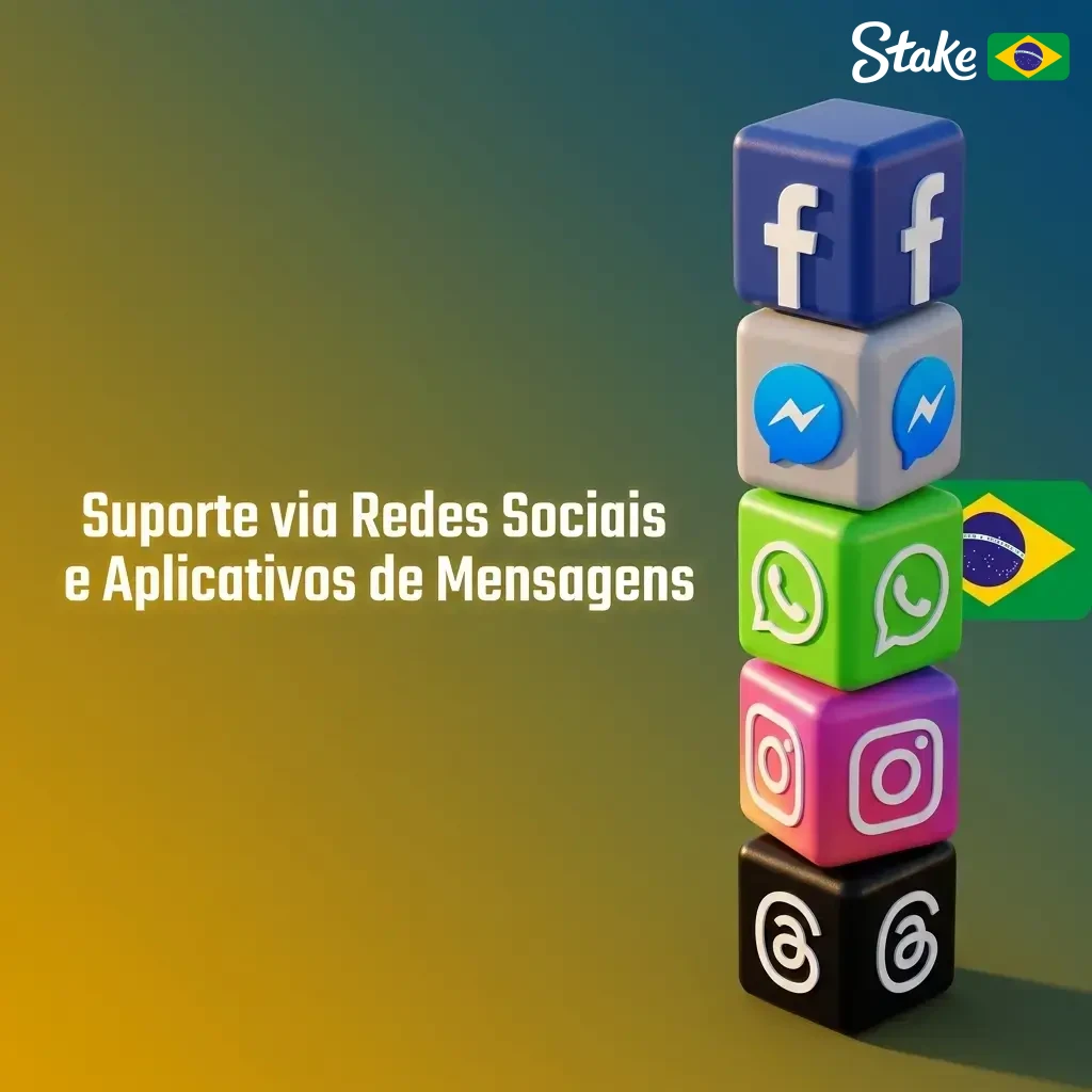 Stake suporte via redes sociais: Telegram, Twitter, Facebook e WhatsApp para dúvidas e promoções