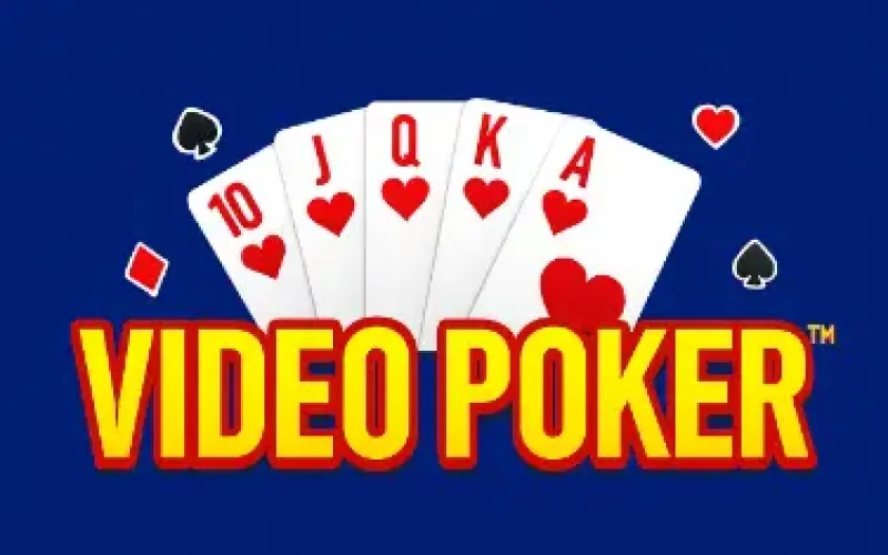 Jogue contra a máquina e ganhe prêmios rápidos no Video Poker da Stake.